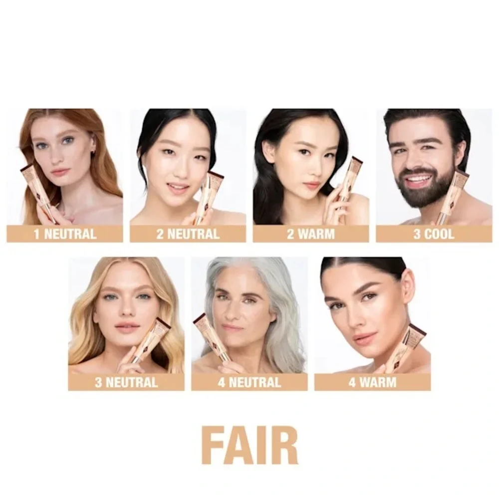 CHARLOTTE TILBURY BEAUTIFUL SKIN FOUNDATION 1 NEUTRAL NEUTRE NIB